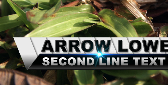 Arrow Lower Third