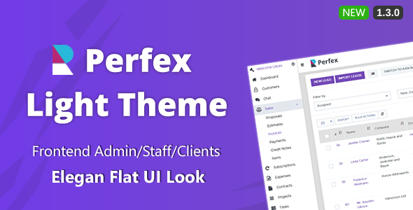 Perfex CRM Light Theme