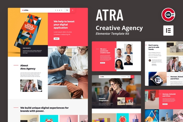 Atra – Creative Agency Elementor Template Kit