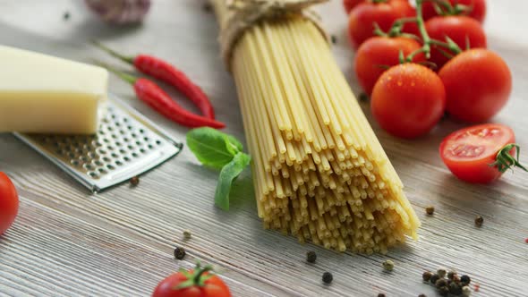 Ingredients for Cooking Pasta