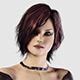 Woman with Red Hair and Leather Suit- Fully Rigged PBR - 3DOcean Item for Sale