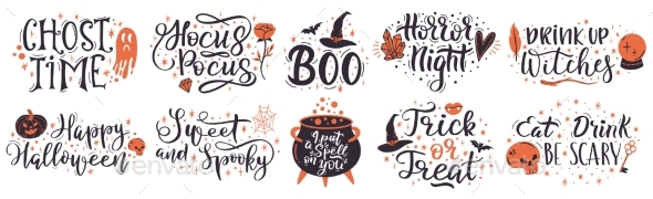 Halloween Lettering Quotes