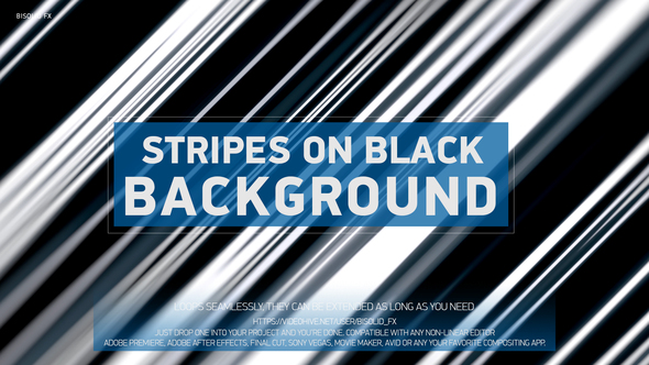 Moving Stripes On Black Background