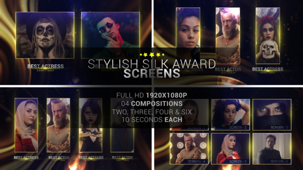 Stylish Silk Award Screens l Golden Award Show Screens l Film Award Ceremony