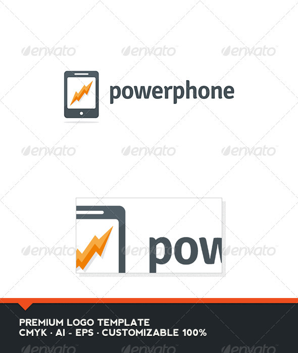 Power Phone Logo Template