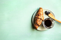 Croissant with Black Coffee - PhotoDune Item for Sale