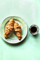 Croissant with Black Coffee - PhotoDune Item for Sale