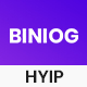 Biniog - HYIP Investment Template - ThemeForest Item for Sale