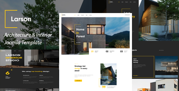 Larson - Architecture & Interior Joomla 4 Template