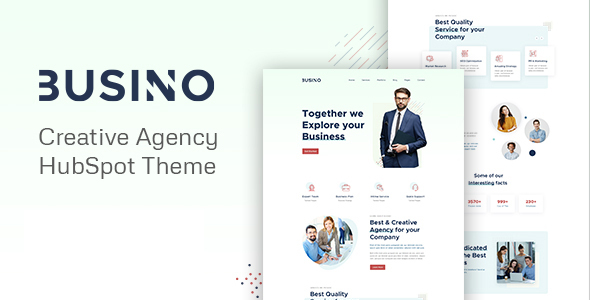 Busino – Creative Agency HubSpot theme