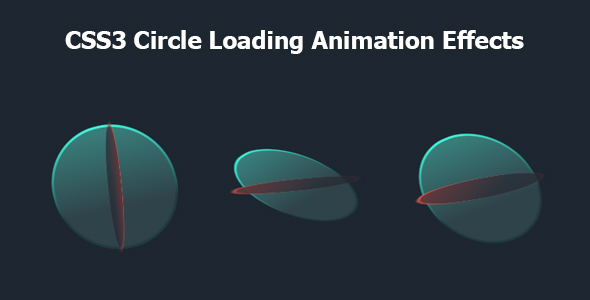CSS3 Circle Loading Animation Effects