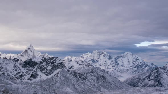 Ama Dablam and Himalayan Mountains. Nepal