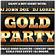 Gold Party Flyer - GraphicRiver Item for Sale