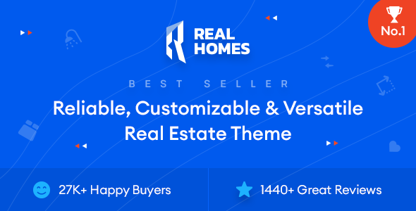 RealHomes - Sprzedaż i wynajem nieruchomości Motyw WordPress