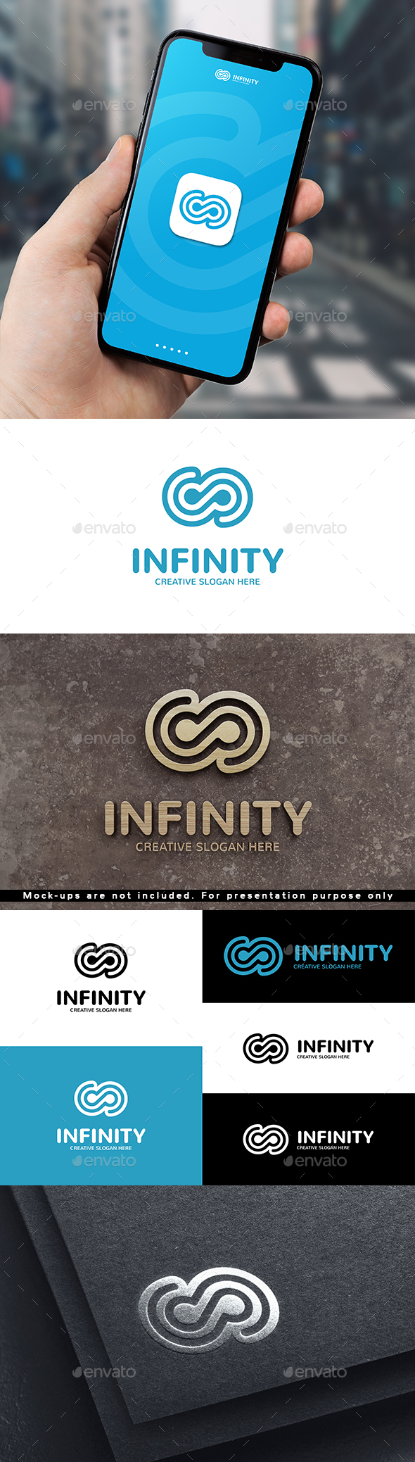 Infinity Logo Abstract Symbol