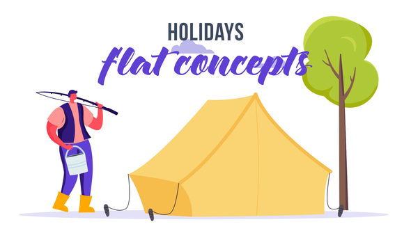 Holidays - Flat Concept alt