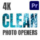 Clean Photo Openers - Logo Reveal - VideoHive Item for Sale