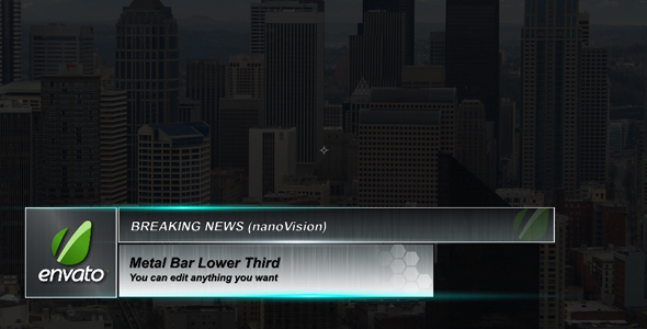 Metal Bar lower third