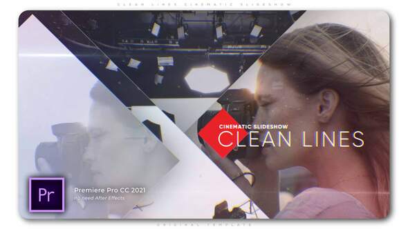 Clean Lines Cinematic Slideshow
