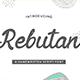 Rebutan – Handwritten Script Font - GraphicRiver Item for Sale