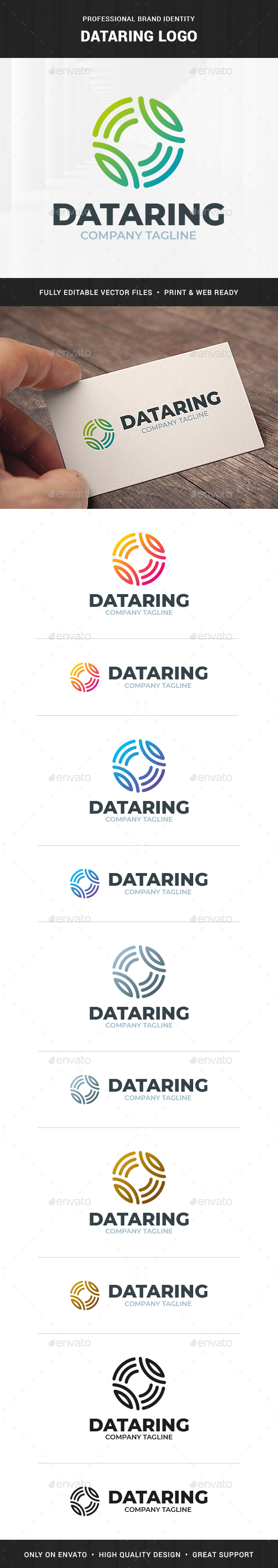 Dataring Logo Template