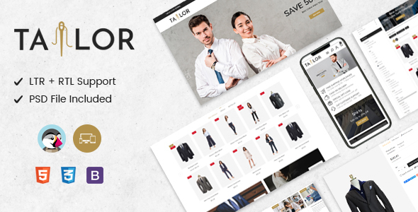 Tailor - Responsive Prestashop Theme