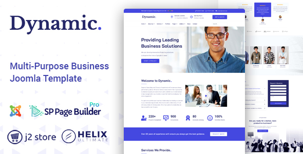 Dynamic - Responsive Multipurpose Joomla Template