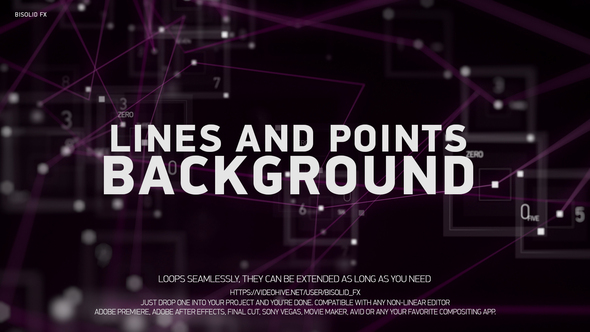 Lines And Points Background