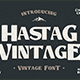 Hastag – Vintage Display Font - GraphicRiver Item for Sale