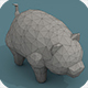 Low Poly Animal Isometric Icon Pack 05 - 3DOcean Item for Sale