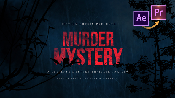 Murder Mystery Suspense Trailer Premiere PRO