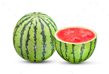 half watermelon isolated on white background / Photodune, Misc