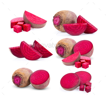 Beetroot slices isolated on white background. / Photodune, Misc