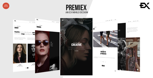 Premiex - One Page Portfolio Template