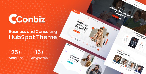 Conbiz - Consulting Business & Agency HubSpot Theme