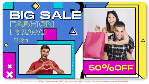 Online Big Sale Fashion Promo