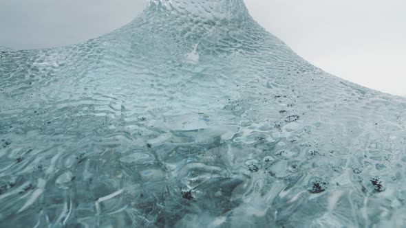 Diamond Beach on Iceland or Jokulsarlon Iceberg Beach