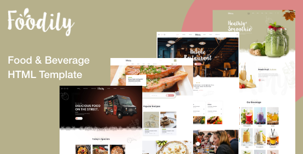 Foodily - Food and Beverage Shop HTML Template