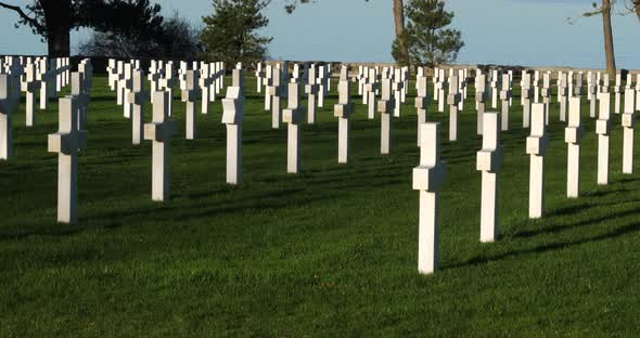 American war cemetery, Colleville sur Mer, Manche,France