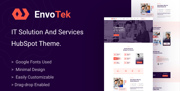 EnvoTek - IT Solution and Services HubSpot Theme