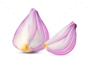 Red sliced onion isolated on white background / Photodune, Misc