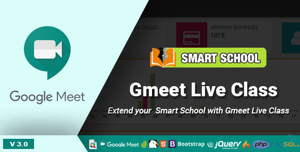 Smart School Gmeet Live Class