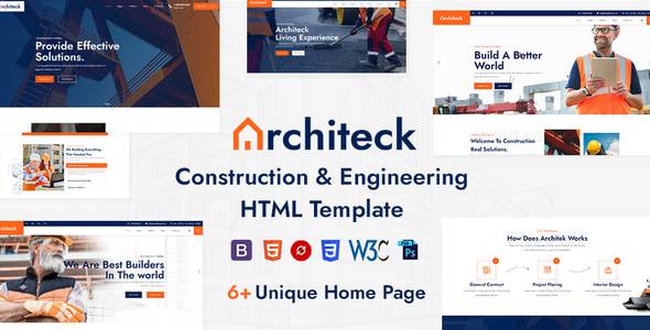 Architeck - Construction HTML5 Template