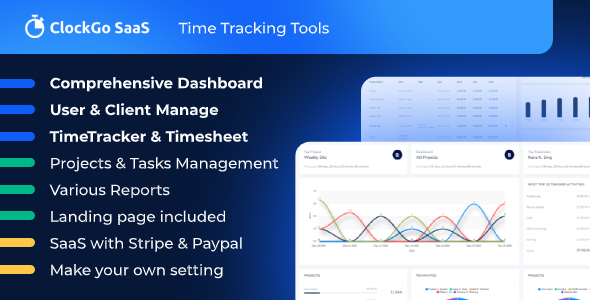 ClockGo SaaS - Time Tracking Tool