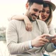 Beautiful Couple Taking Selfies and Smiling While Traveling - VideoHive Item for Sale