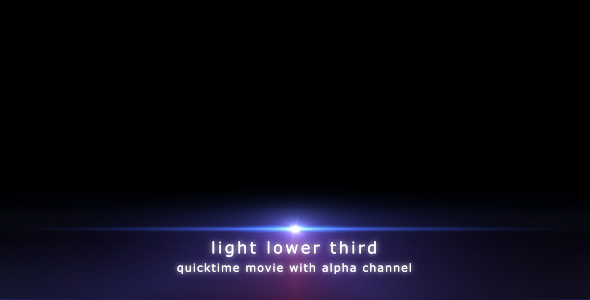 Light Lower Third