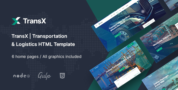 TransX | Transportation & Logistics HTML Template