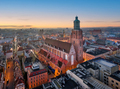 Aerial view of St Elizabeth in Wroclaw, Poland - PhotoDune Item for Sale