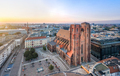 Aerial view of St. Mary Church in Wroclaw, Poland - PhotoDune Item for Sale