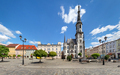 Zabkowice Slaskie, Poland. Panorama of Rynek square with Town Hall - PhotoDune Item for Sale